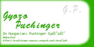 gyozo puchinger business card